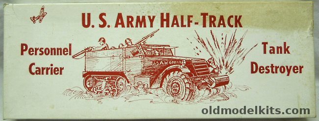 Mod-Ac 1/24 US Army Half Track Personnel Carrier & Tank Destroyer plastic model kit